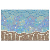 Water Connection, Original Indigenous Hand-Painted Canvas-Gioia-Prints-Framed-Canvas-Poster-GIOIA-WALL-ART